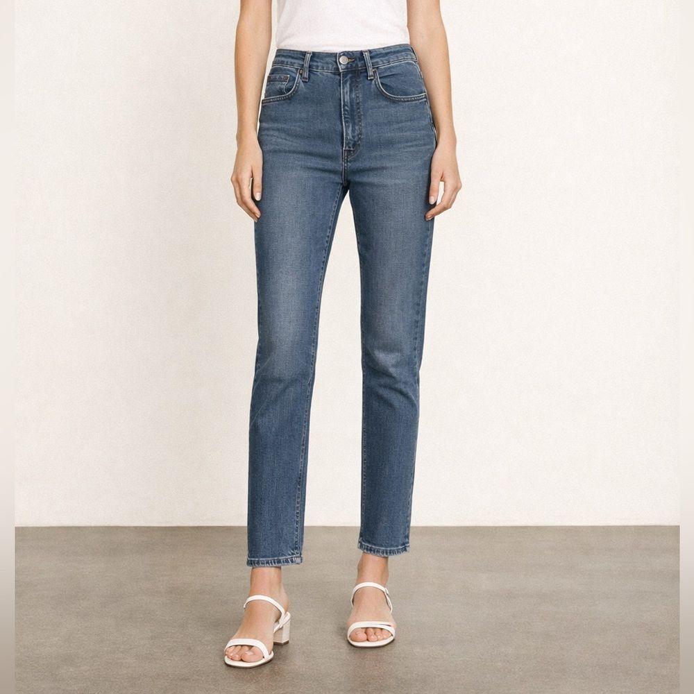 Reformation High Rise Skinny Jeans Women's 26 Havana Blue Stretch Everyday Class